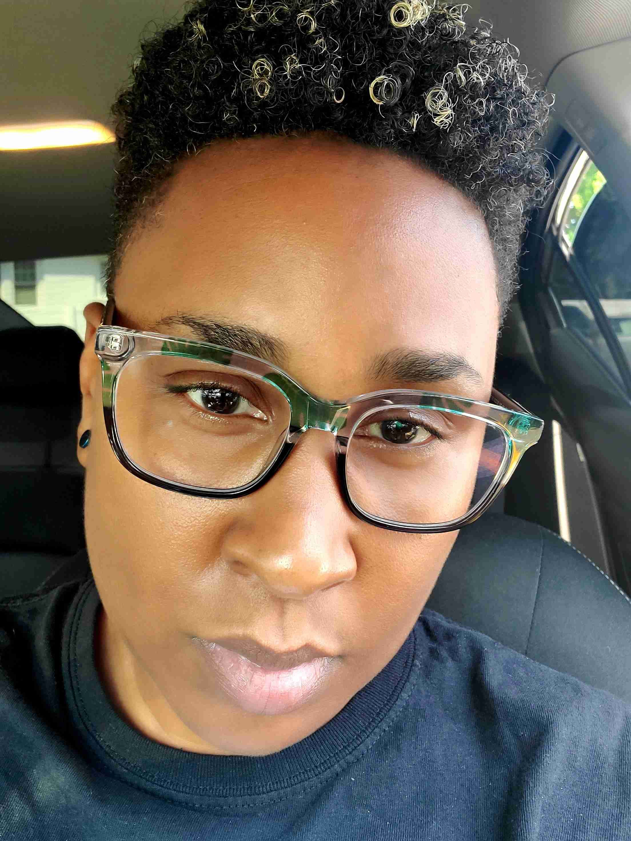 Kriss Square Red Glasses | Zeelool Glasses