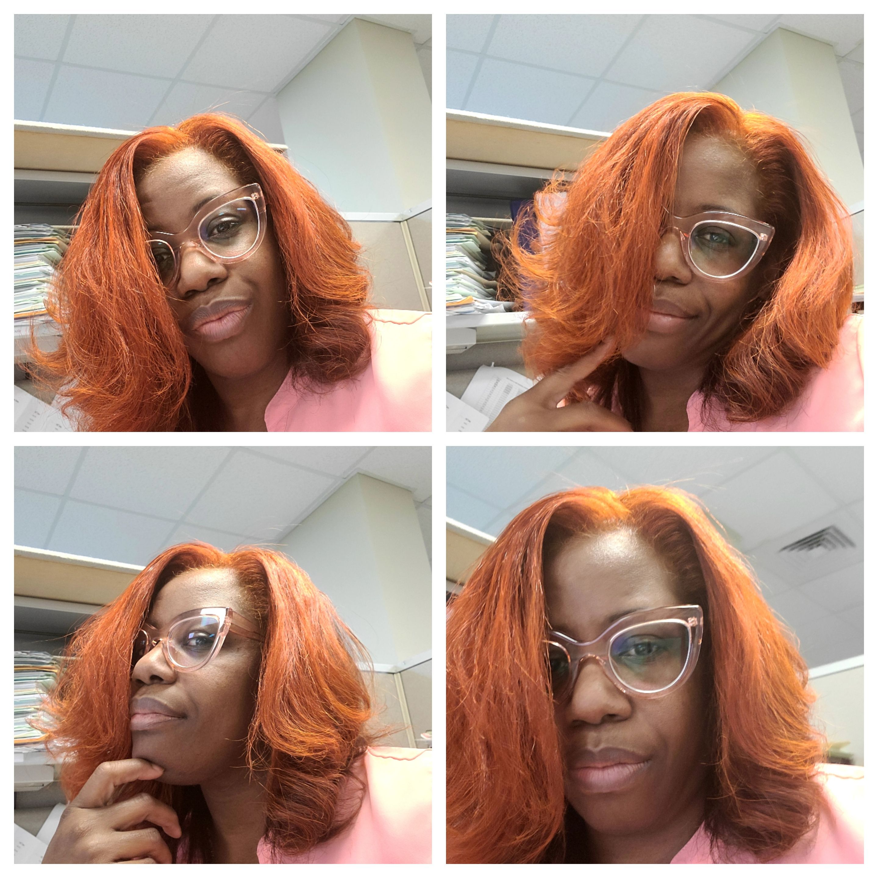 Caren Cateye Orange Glasses | Zeelool Glasses