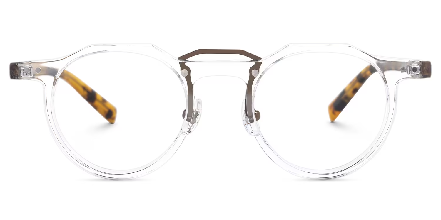 Adjustable Nose Pads Jerria Eyeglasses, Jerria Clear Glasses -Zeelool