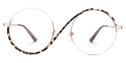 Flozif Round Tortoise Glasses0