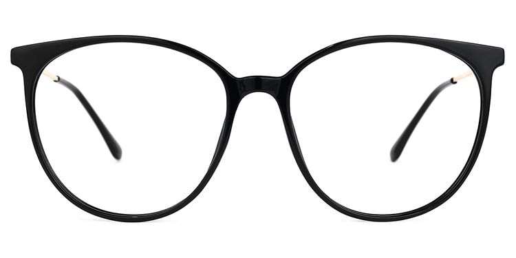 Chanty Round Black Glasses