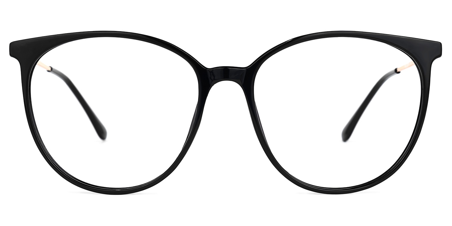 Chanty Round Black Glasses1