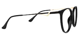 Chanty Round Black Glasses3