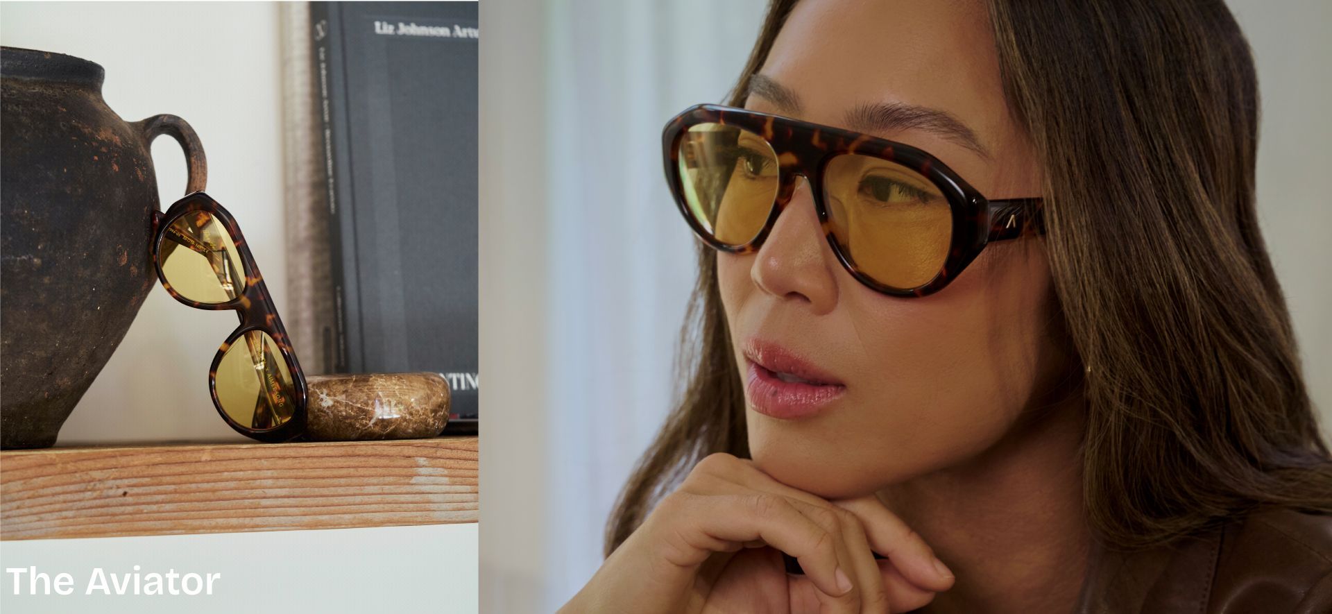 ZEELOOL x Aimee Song eyewear collection: the aviator style