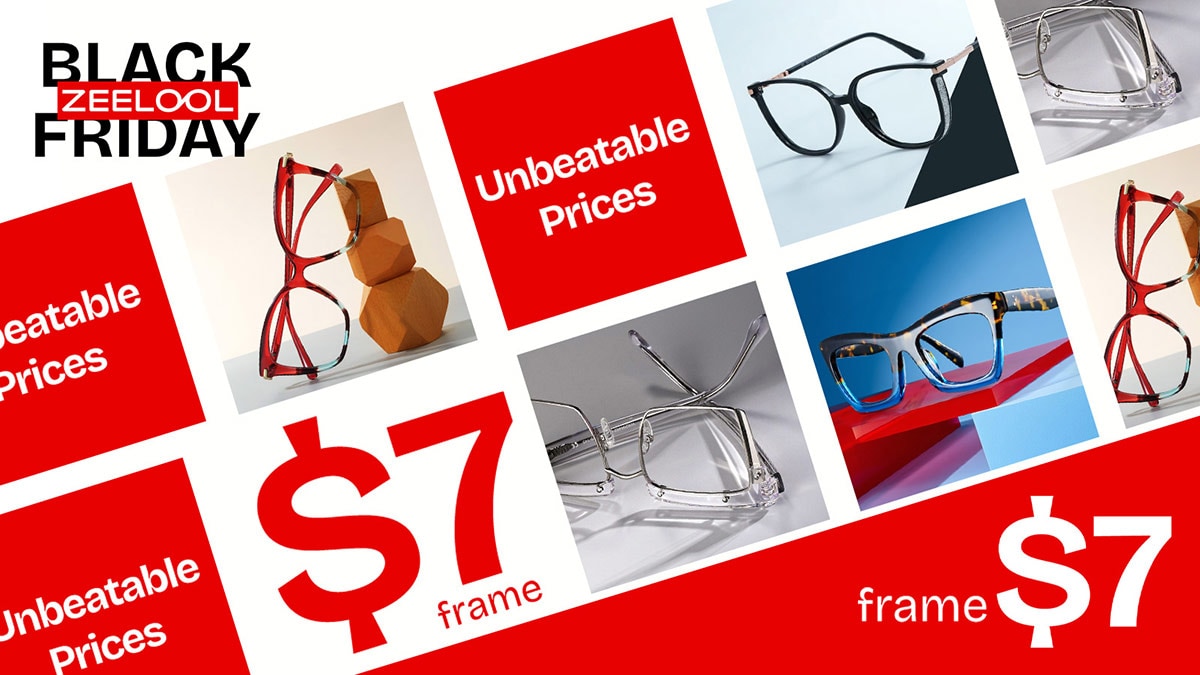 ZEELOOL BLACK FRIDAY FRAMES DOWN TO $77