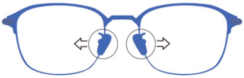 Wire Frame Glasses High Adjustment