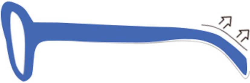 Plastic Frame Glasses High Adjustment