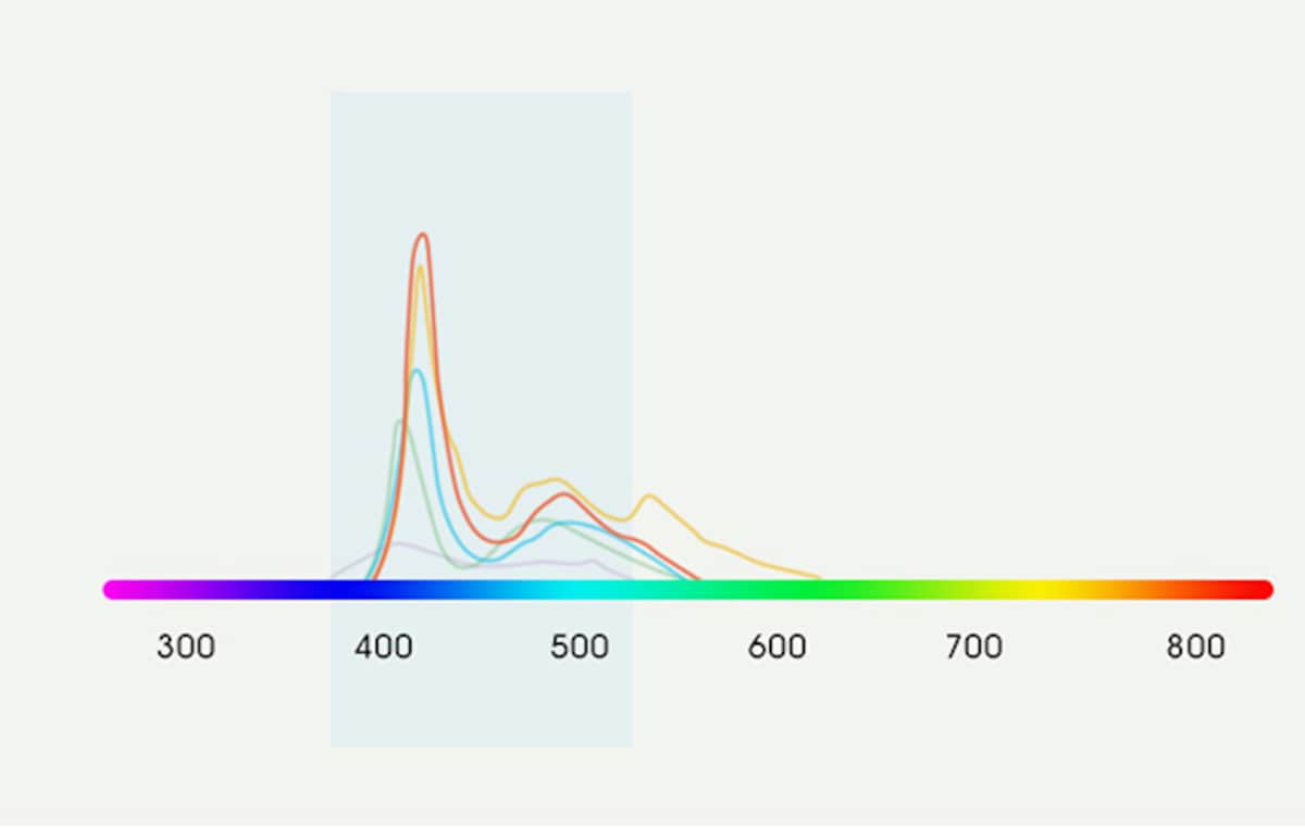 Blue Light Diffusion