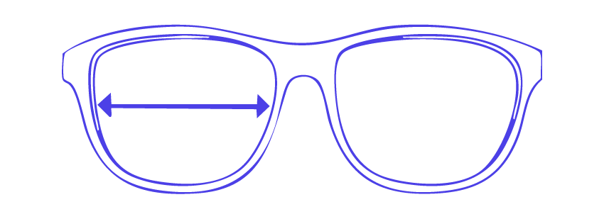 zeelool eyeglasses lens width